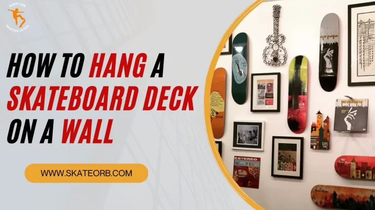 How to hang a skateboard deck on a wall